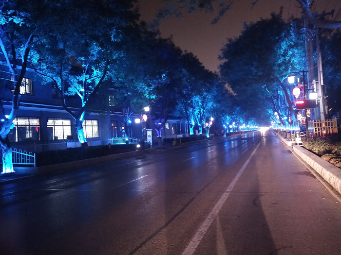旺泉街道路照明亮化--工程案例--恒烨电气科技有限公司